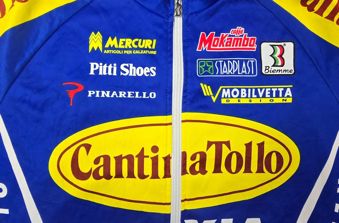 Biemme Cantina Tollo Alexia Alluminio Professional Cycling Jersey Mens 6 Blue