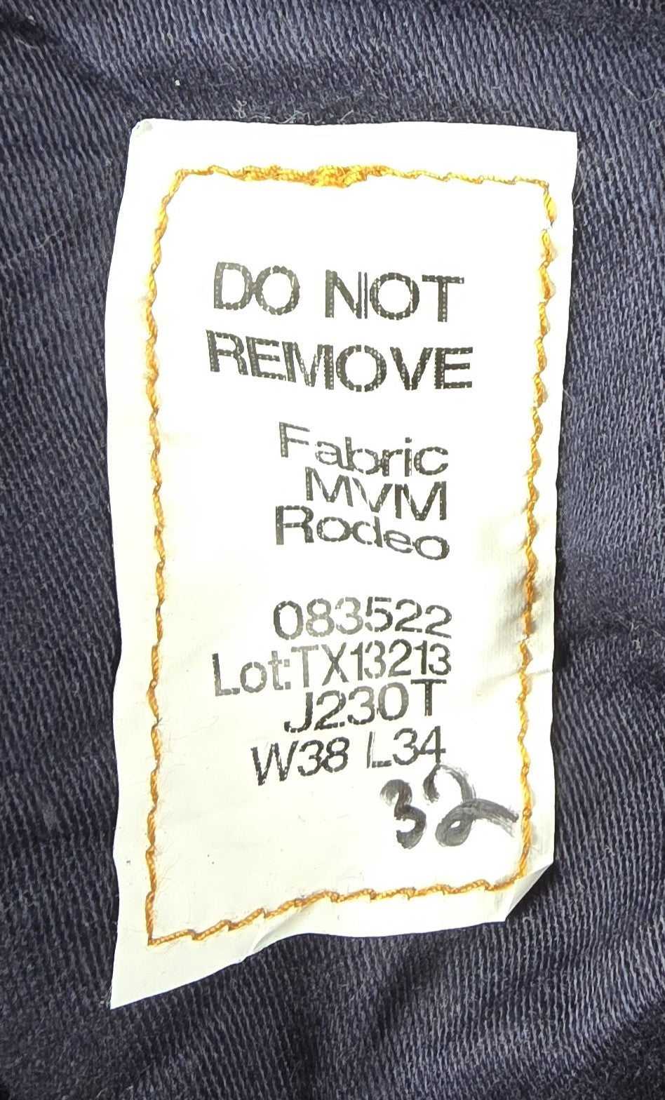 Tyndale FR Jeans Mens 38x34 Blue Med Wash Workwear Flame Resistant Made In USA