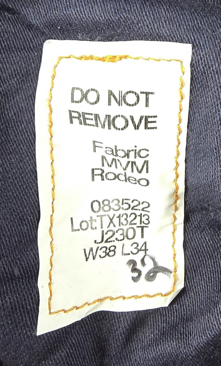 Tyndale FR Jeans Mens 38x34 Blue Med Wash Workwear Flame Resistant Made In USA