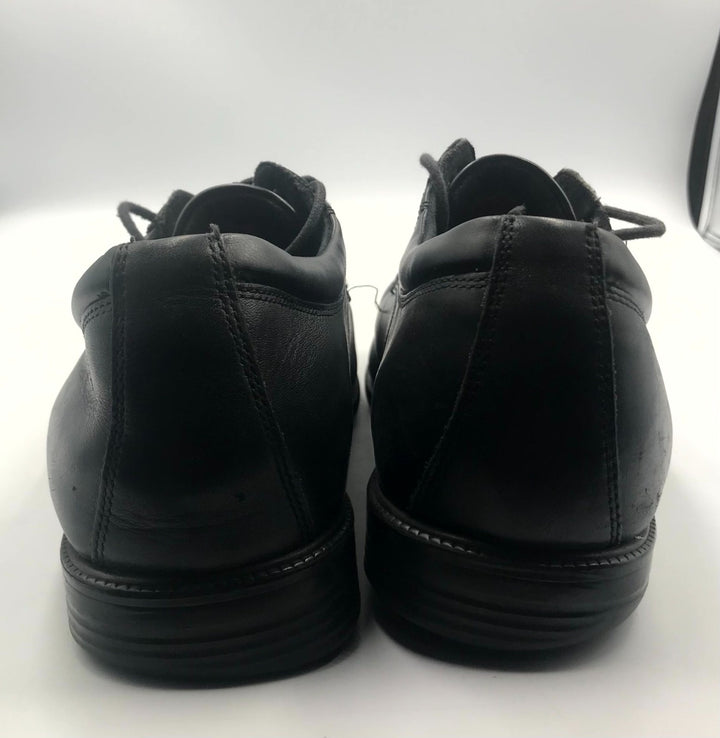 Rockport Charles Plain Toe Oxford Shoes Men Black Leather Lace Up Low Top - 10.5