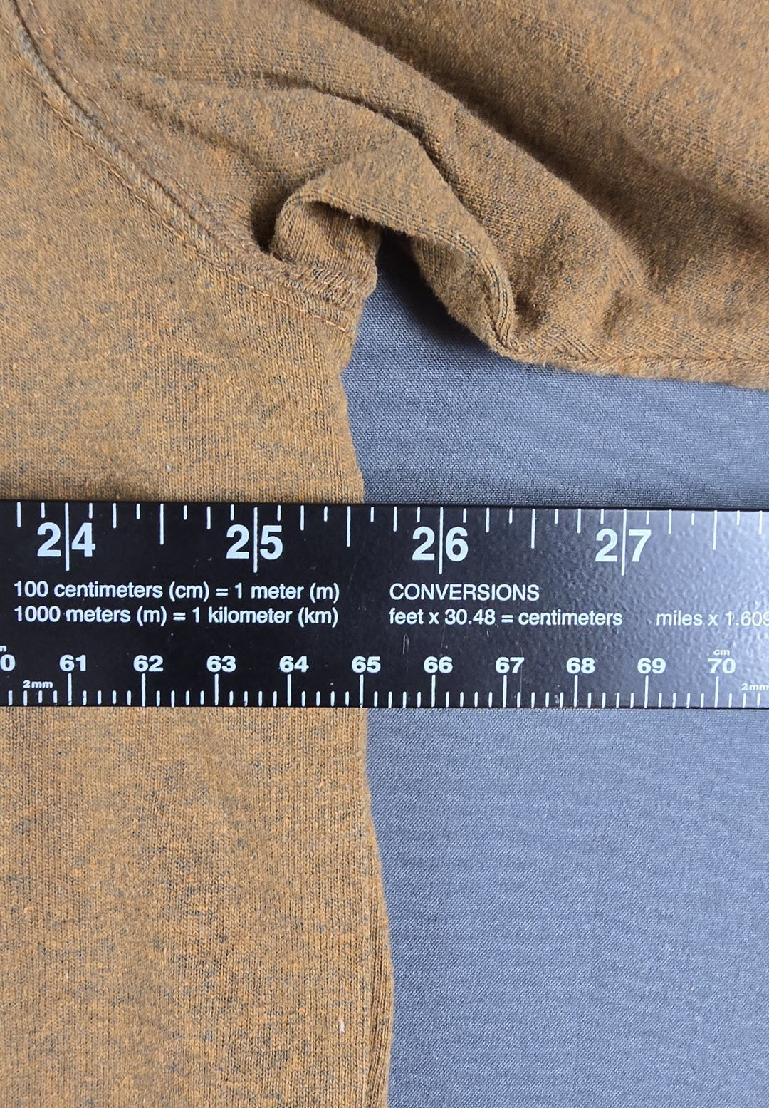 Carhartt Shirt Men’s K87 XL Washed Brown Logo Loose Fit Short Sleeve Pocket