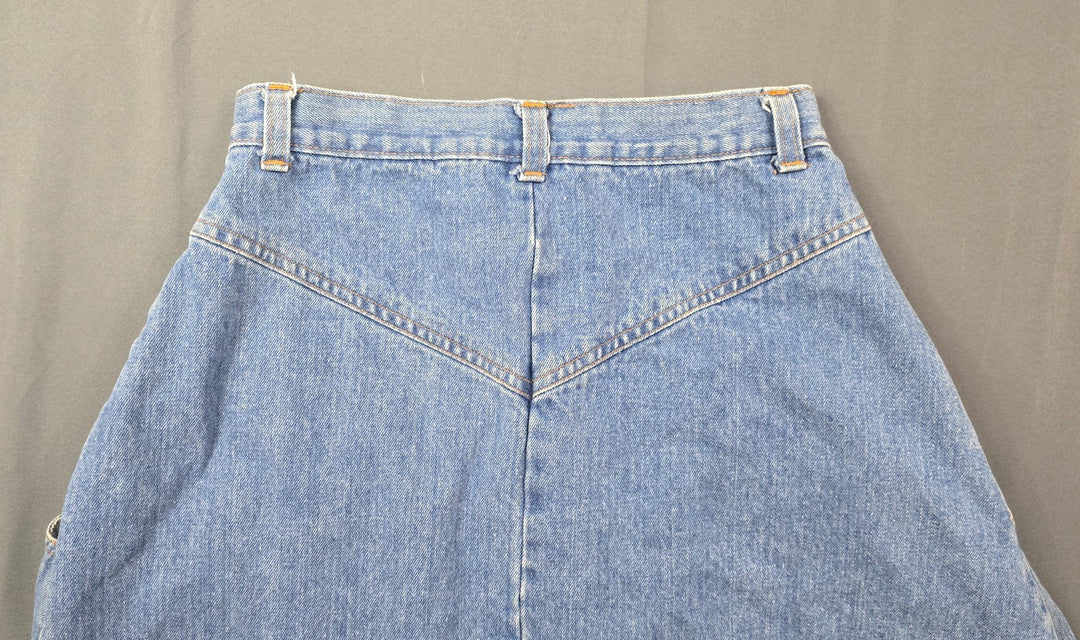 Vintage Carolina Bay A Line Skirt Womens Large Blue Denim Western High Waisted