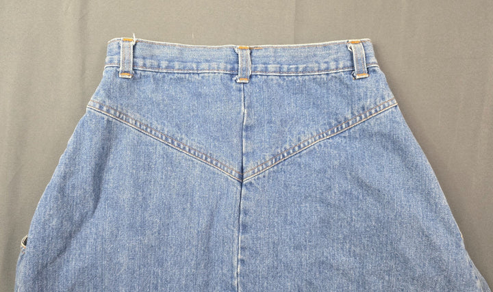 Vintage Carolina Bay A Line Skirt Womens Large Blue Denim Western High Waisted