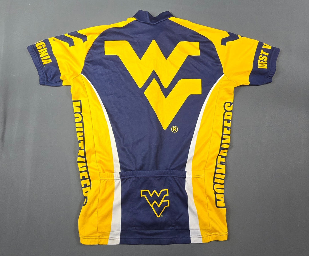 Adrenaline Promotions NCAA West Virginia Mountaineers Cycling Jersey Mens M Blue