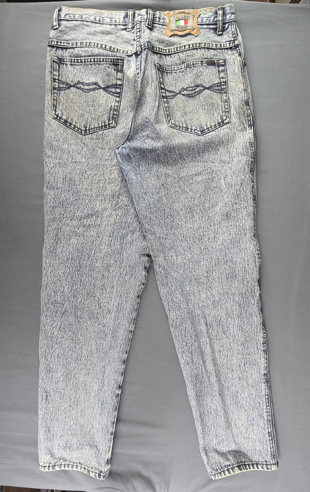 Paco Premium Jeans Mens 34x32 Blue Denim Light Wash Relaxed Straight Fit Leg