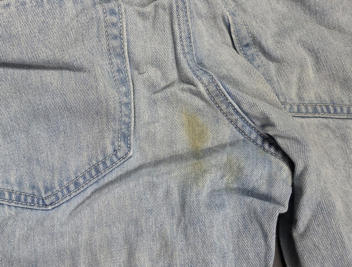 Hollister Baggy Jeans Women 6 Blue Denim Low Rise Medium Wash Button Fly Classic