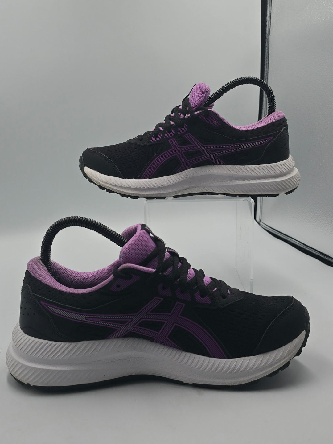 Asics Gel-Contend 8 1012B320.005 Womens 7 Running Shoes Black Orchid Sneakers