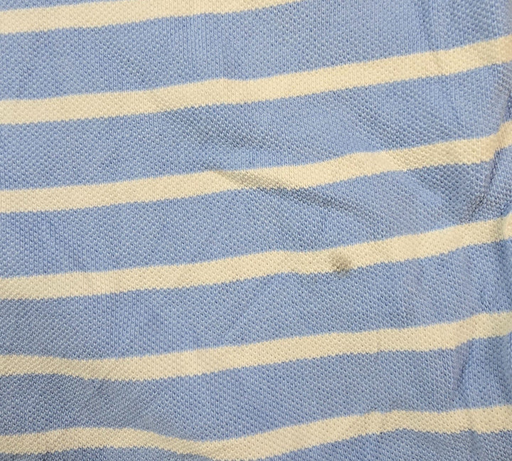 Polo Ralph Lauren Polo Shirt Men XL Blue Cotton Striped Performance Golf Tennis