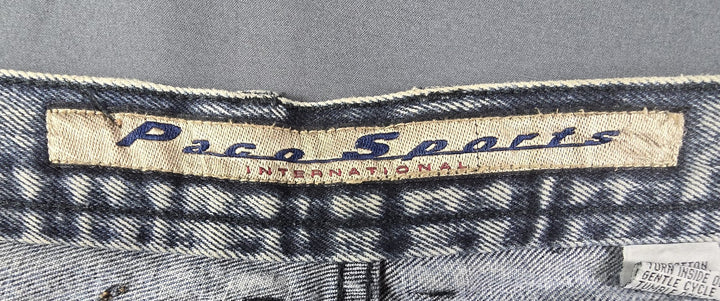 Paco Premium Jeans Mens 34x32 Blue Denim Light Wash Relaxed Straight Fit Leg