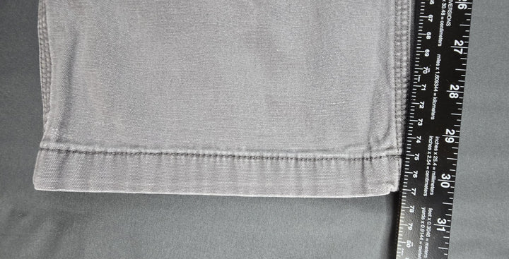 Carhartt Pants Mens 42x32 Grey Relaxed Fit Straight Leg Carpenter Workwear