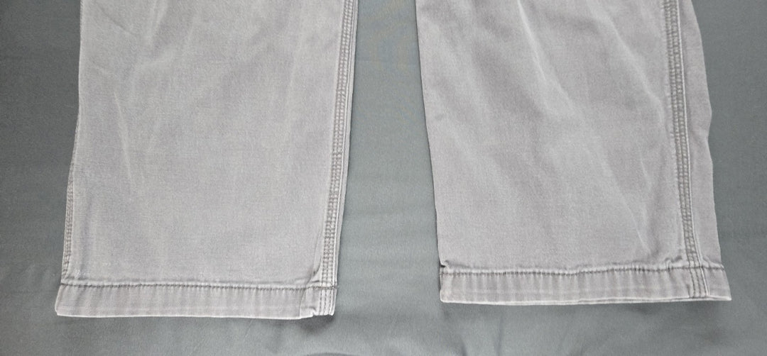 Carhartt Pants Mens 42x32 Grey Relaxed Fit Straight Leg Carpenter Workwear