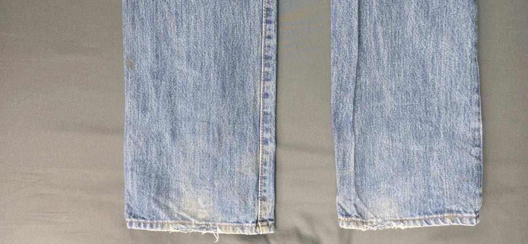 Levis 501 Jeans Mens 36X29 Blue Medium Wash Straight Leg Fit Button Fly Modern