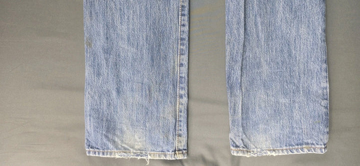 Levis 501 Jeans Mens 36X29 Blue Medium Wash Straight Leg Fit Button Fly Modern
