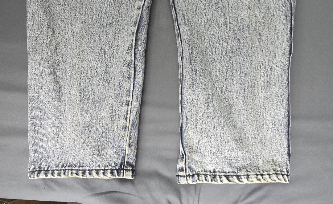 Paco Premium Jeans Mens 34x32 Blue Denim Light Wash Relaxed Straight Fit Leg