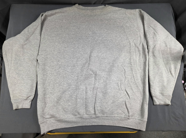 Carhartt Mens 3XL Gray Crewneck Sweatshirt Embroidered Logo Pullover Fleece