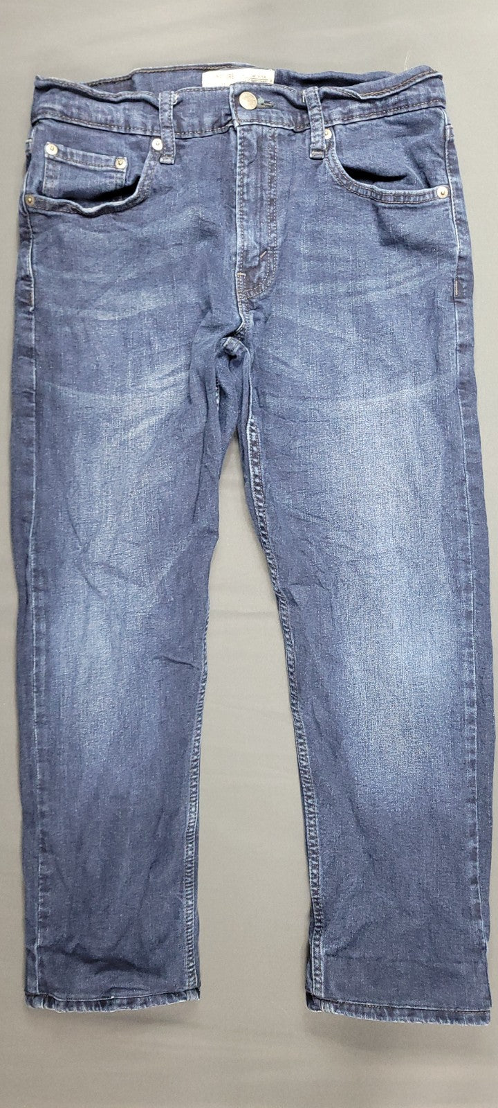 Signature by Levi Strauss &amp; Co. Jeans Mens 30x30 Dark Blue Denim Tapered Leg