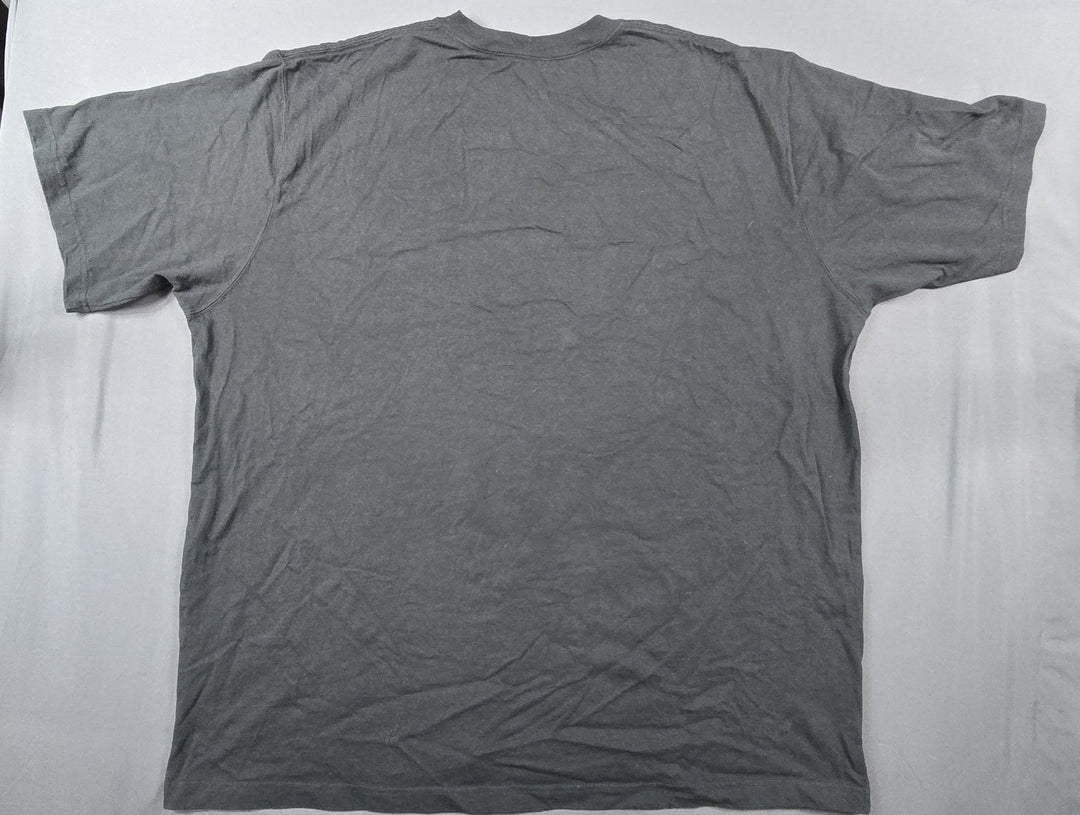 Carhartt Shirt Men’s K87 2XL Washed Black Logo Original Fit Short Sleeve Pocket