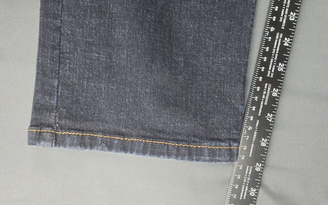 Uban Star Jean Mens 38x30 Blue Dark Wash Straight Leg Relaxed Fit