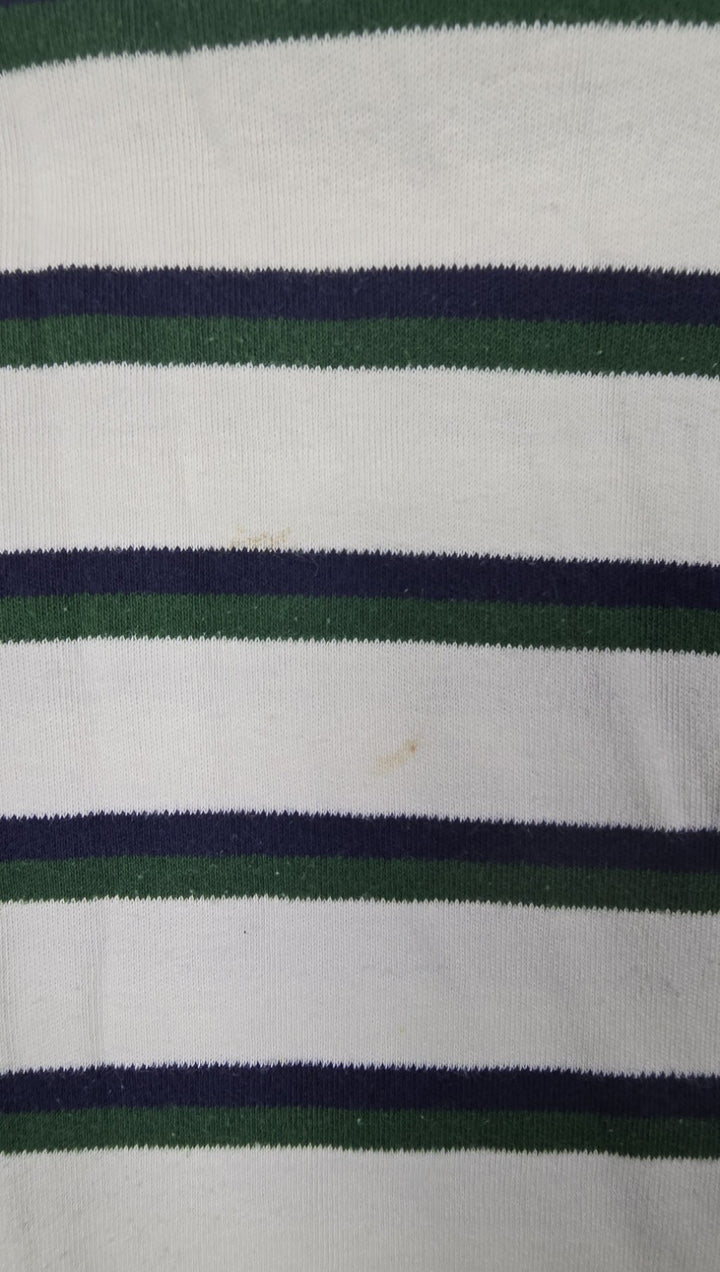 Polo Ralph Lauren Shirt Mens XL Multicolor Stripe Embroidered Logo Short Sleeve