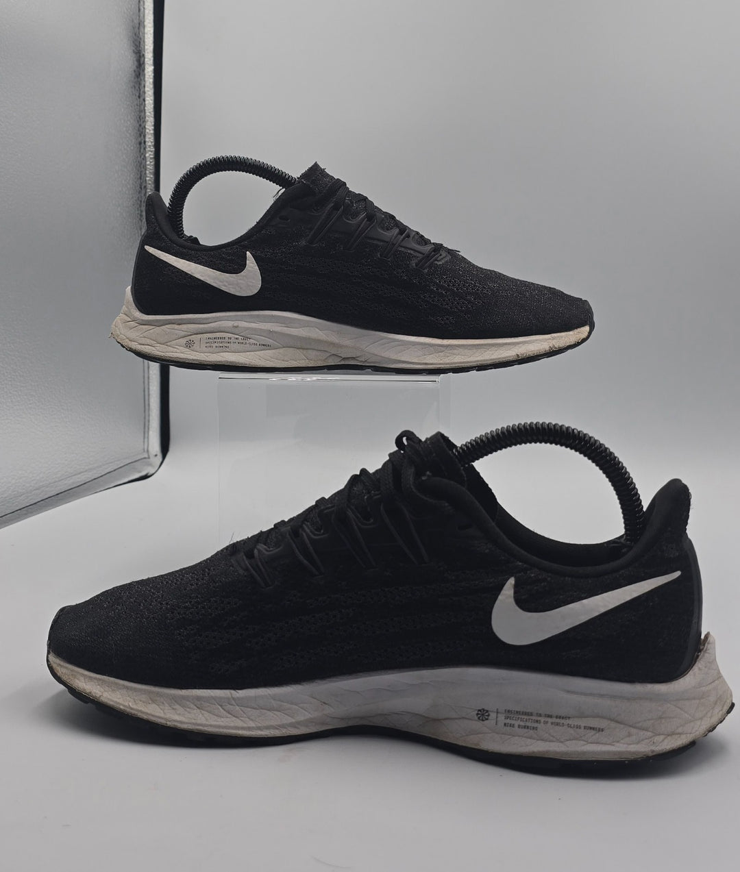Nike Air Zoom Pegasus 36 AQ2210-004 Women 8 Athletic Running Shoes Black Sneaker