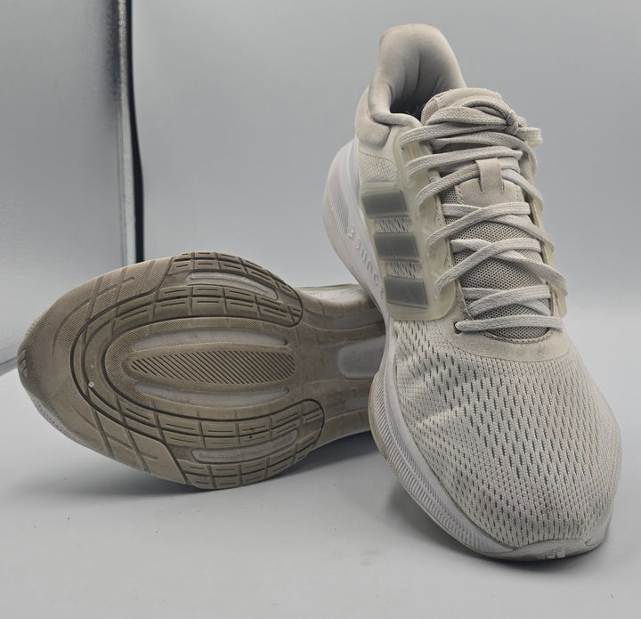 Adidas Ultrabounce HP5772 Mens 10.5 Running Shoes White Gray Textile Sneaker