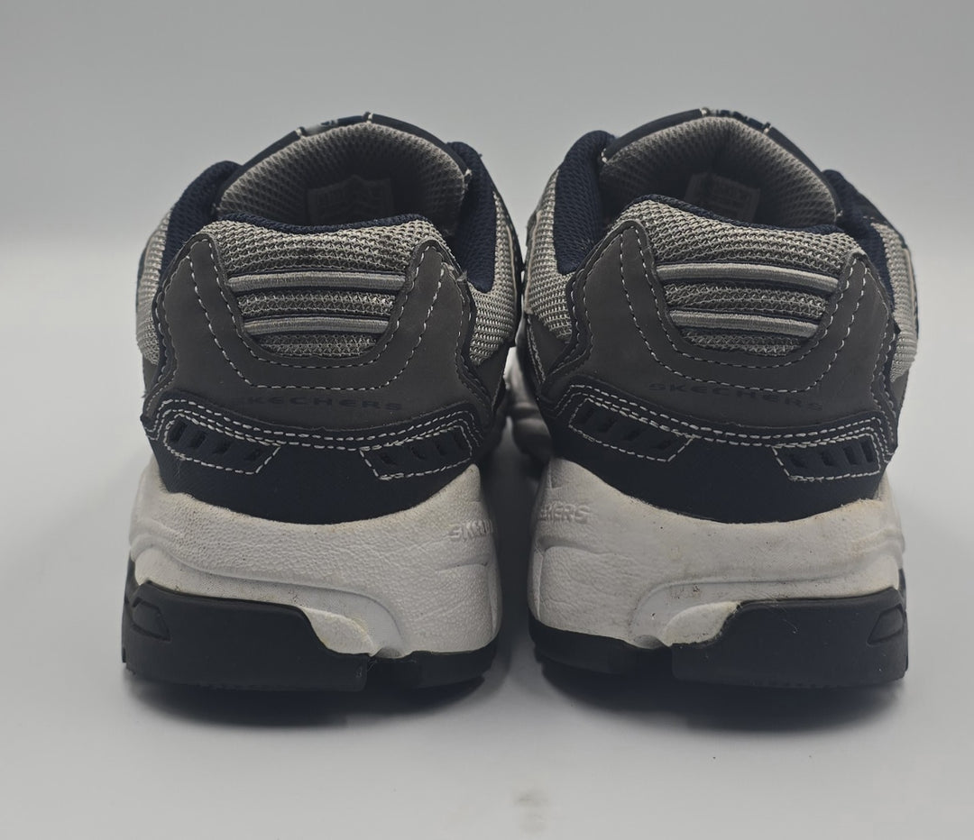 Skechers Mens Stamina Cutback 51919W Blue Gray Running Shoes Sneakers Size 8.5