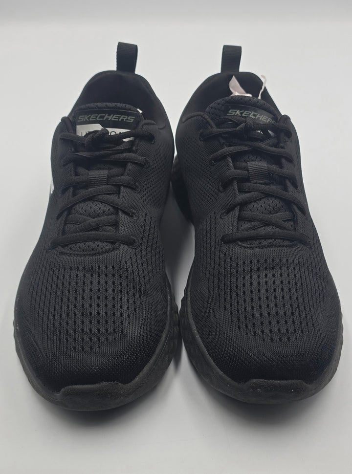 Skechers Lite Foam 16898-BBk Mens 8.5 US Trainers Shoes Black Textile Sneaker