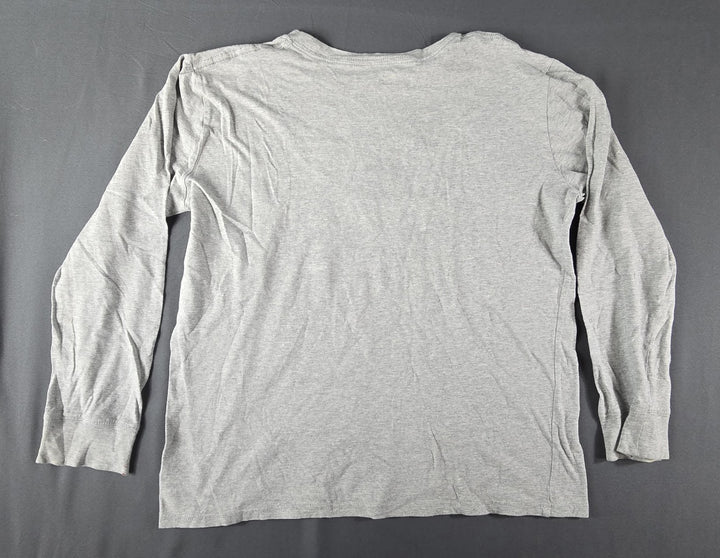 Carhartt Shirt Boys Large (14-16) Gray Graphic Logo Long Sleeve