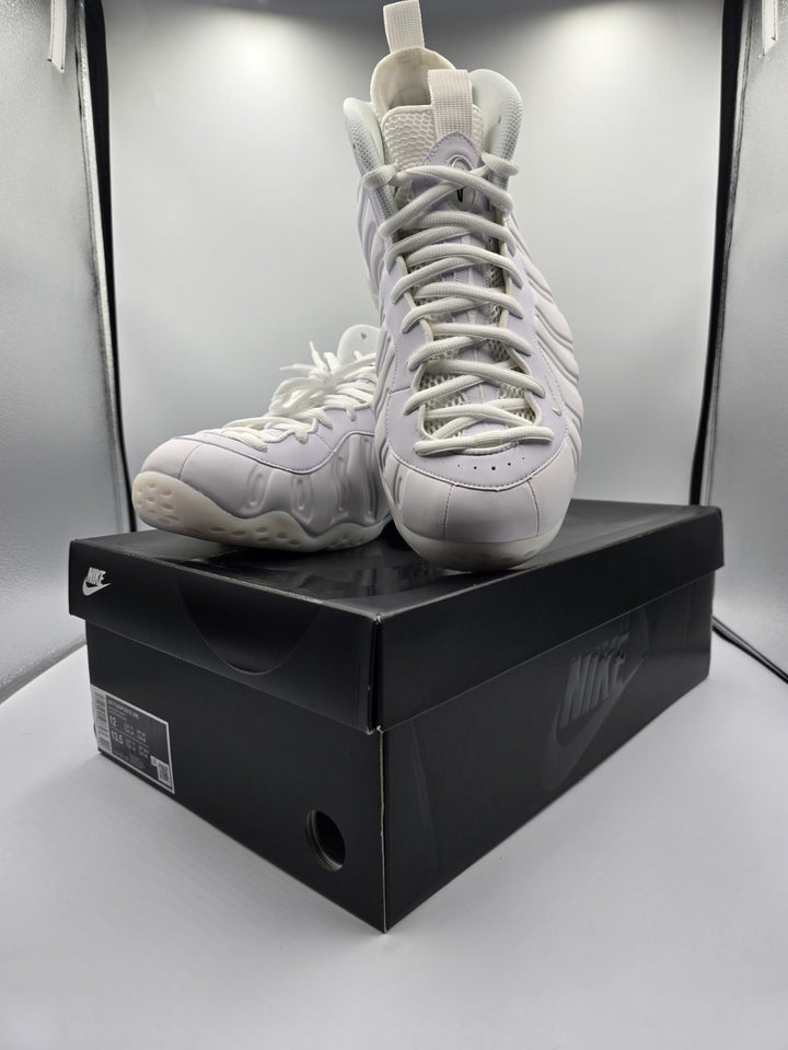 Nike Air Foamposite One Triple White Mens Size 12 HJ5195-100 Basketball Sneaker