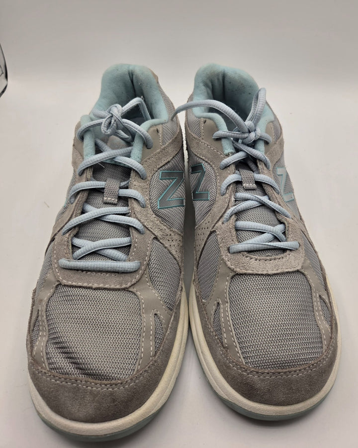 New Balance 877v1 WW877SB Womens 9 B Walking Shoes Silver Athletic Sneakers