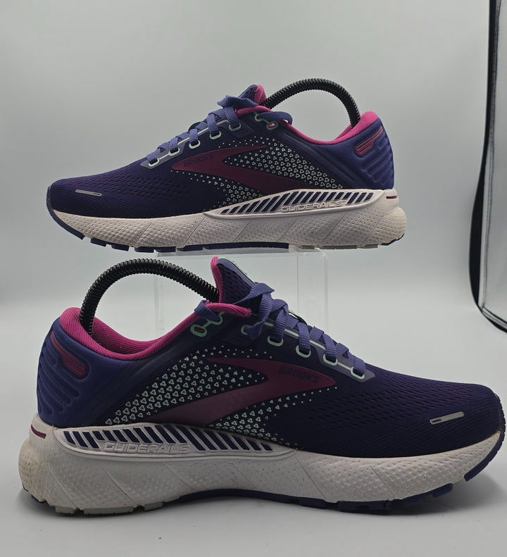 Brooks Adrenaline GTS 22 1203531B403 Womens 8.5 Running Shoes Navy Yucca Sneaker