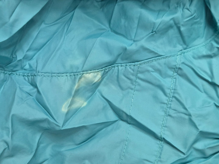 Columbia Sportswear Windbreaker Jacket Womens XL Aqua Blue Full Zip Mock Neck