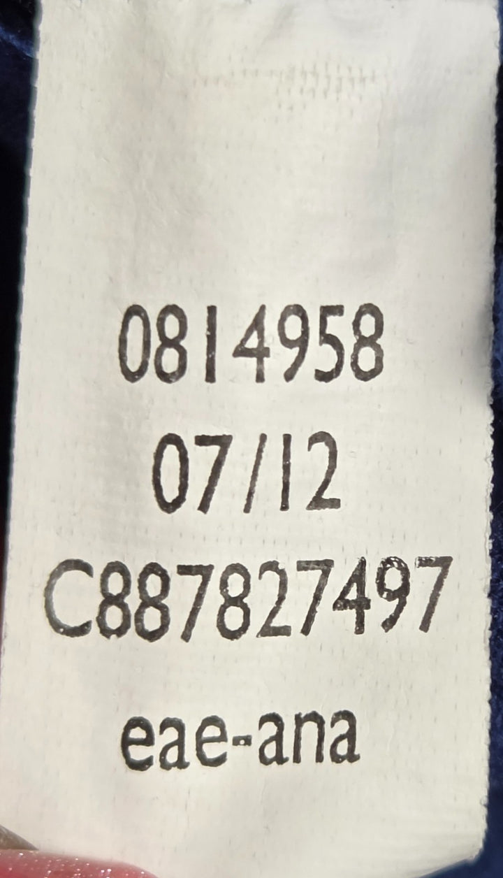 Tommy Hilfiger T-Shirt Mens Large Blue White New York City Crest Logo CoTommtton
