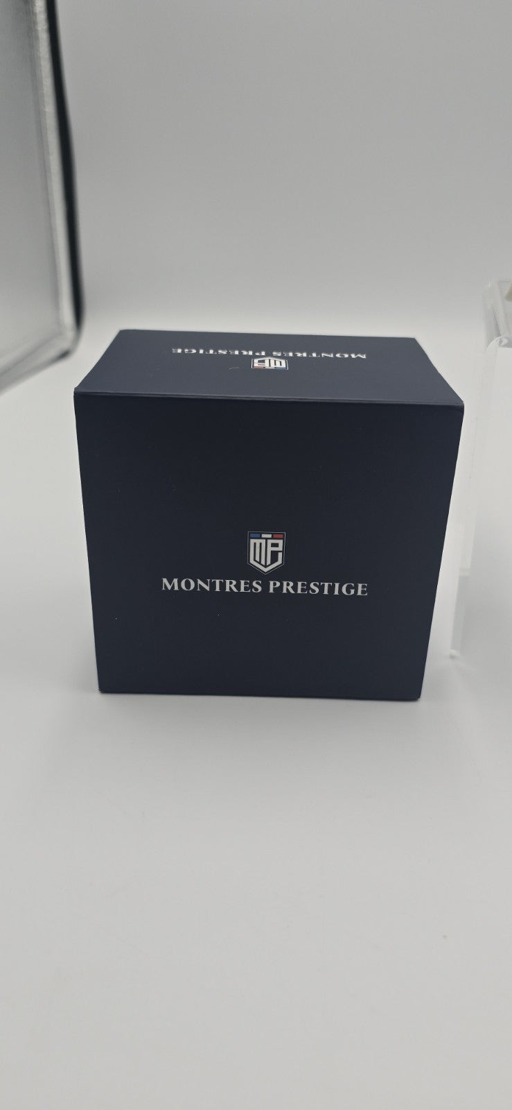 Montres Prestige x invicta 42mm Analog Silver StainlessSteel Bracelet Watch Blue