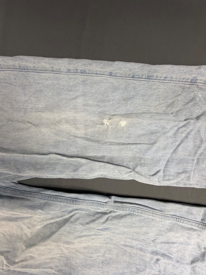 Hollister Baggy Jeans Women 6 Blue Denim Low Rise Medium Wash Button Fly Classic