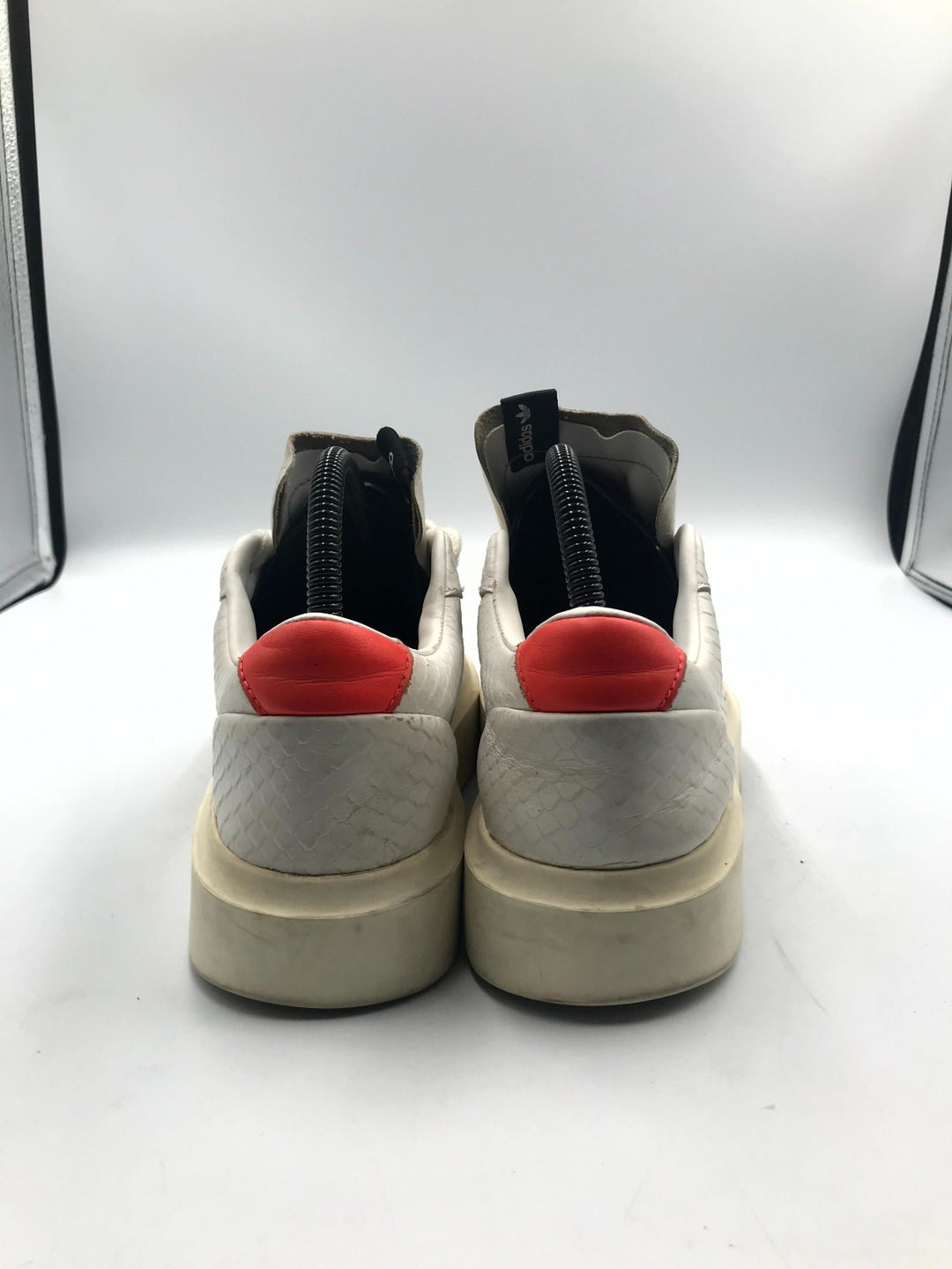 Adidas Originals Sleek Super Platform Sneakers Women White Lace Up Low Top - 7.5