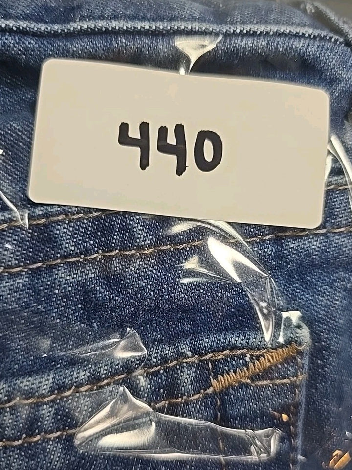 Carhartt FR Jeans Womens 2x32 Blue Medium Wash Regular Fit Straight Leg Workwear