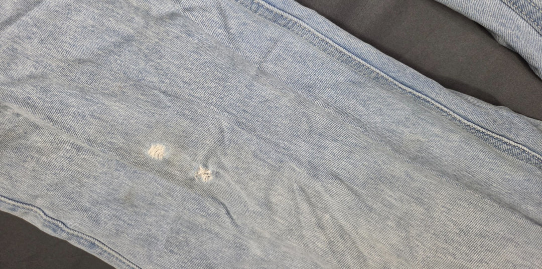 Hollister Baggy Jeans Women 6 Blue Denim Low Rise Medium Wash Button Fly Classic