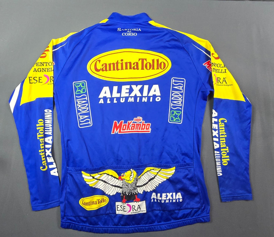 Biemme Cantina Tollo Alexia Alluminio Professional Cycling Jersey Mens 6 Blue