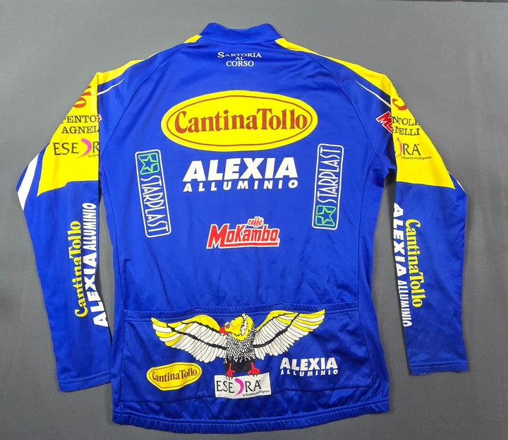 Biemme Cantina Tollo Alexia Alluminio Professional Cycling Jersey Mens 6 Blue