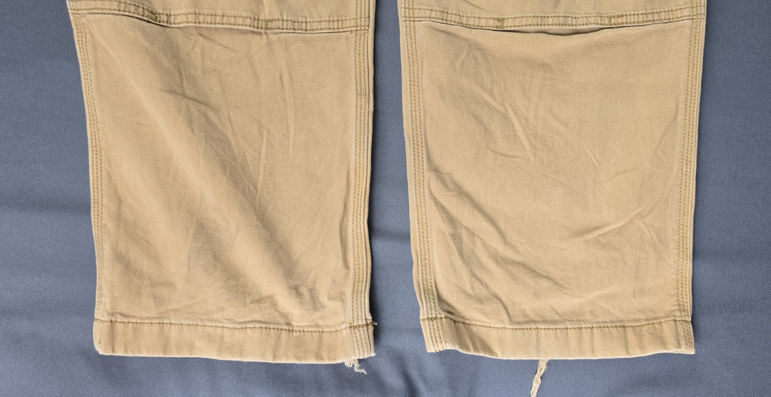Carhartt Jeans Mens 40x32 Beige Tan Double Knee Straight Leg Relaxe Fit Workwear