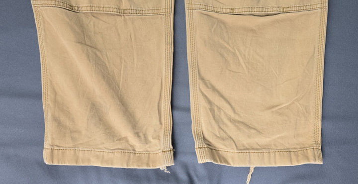 Carhartt Jeans Mens 40x32 Beige Tan Double Knee Straight Leg Relaxe Fit Workwear