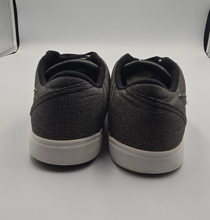 Nike Check Canvas SB 905373-008 Youth 7 Shoes Black Swoosh Lace Up Sneakers