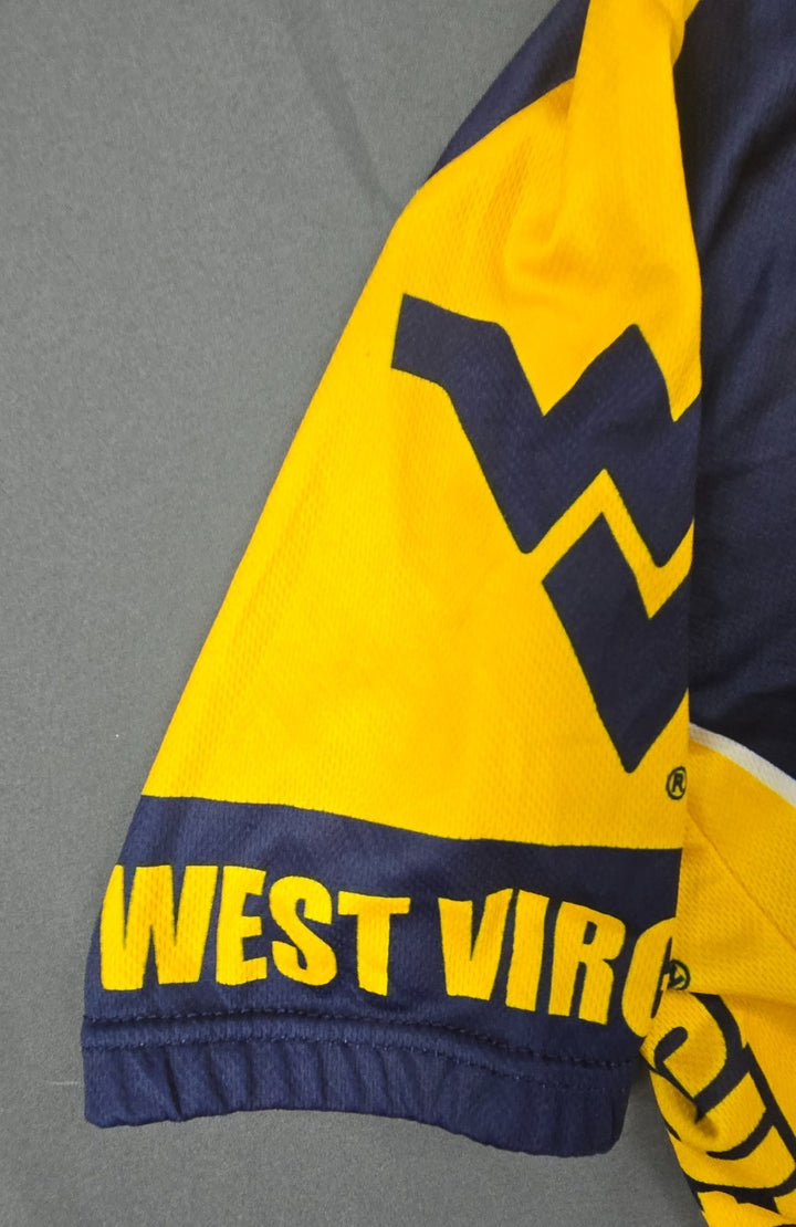 Adrenaline Promotions NCAA West Virginia Mountaineers Cycling Jersey Mens M Blue