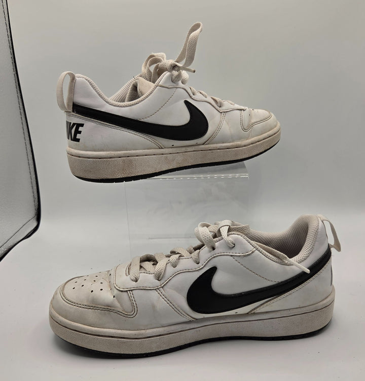 Nike Court Borough Low Recraft DV5456-104 Youth 5 Shoes White Black Sneakers