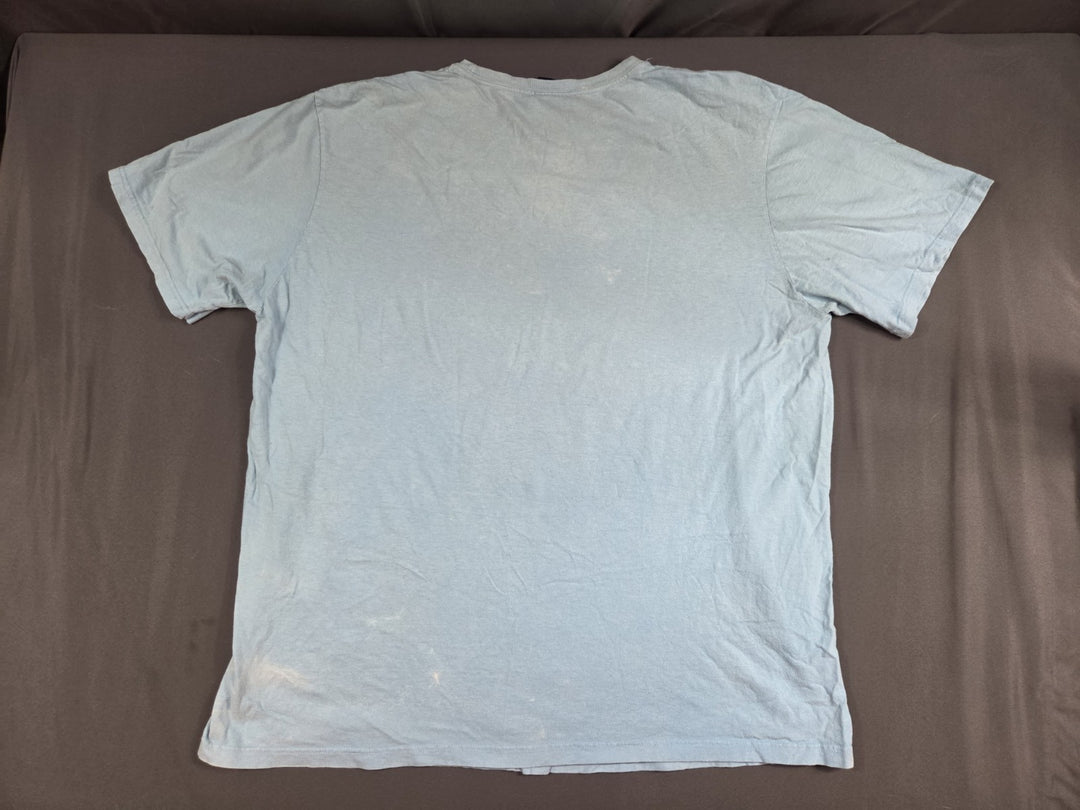 Polo Ralph Lauren T Shirt Men XL Light Blue Classic Pony Logo Cotton Summer Wear