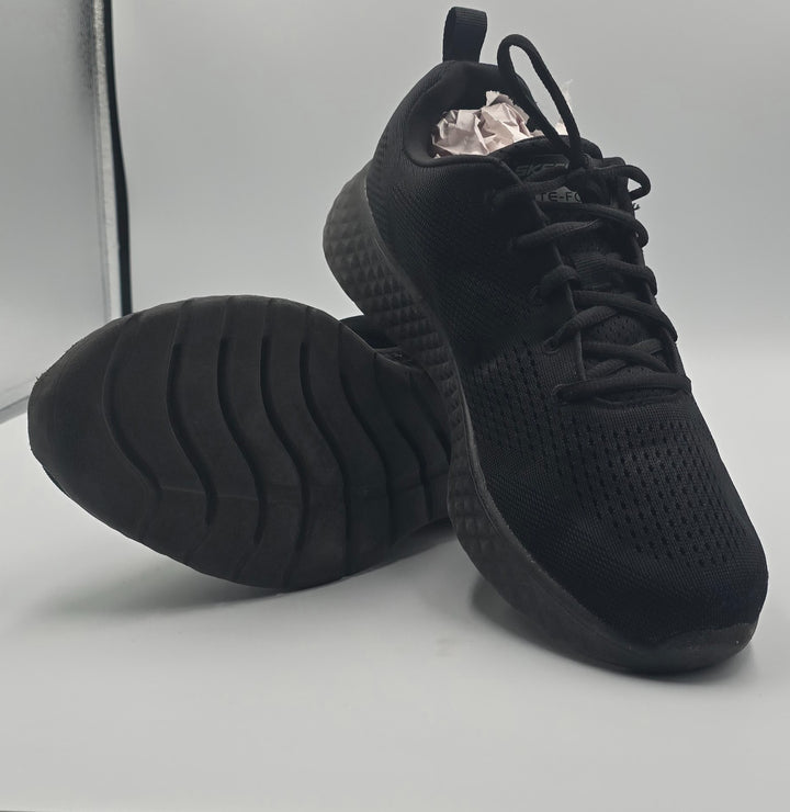 Skechers Lite Foam 16898-BBk Mens 8.5 US Trainers Shoes Black Textile Sneaker