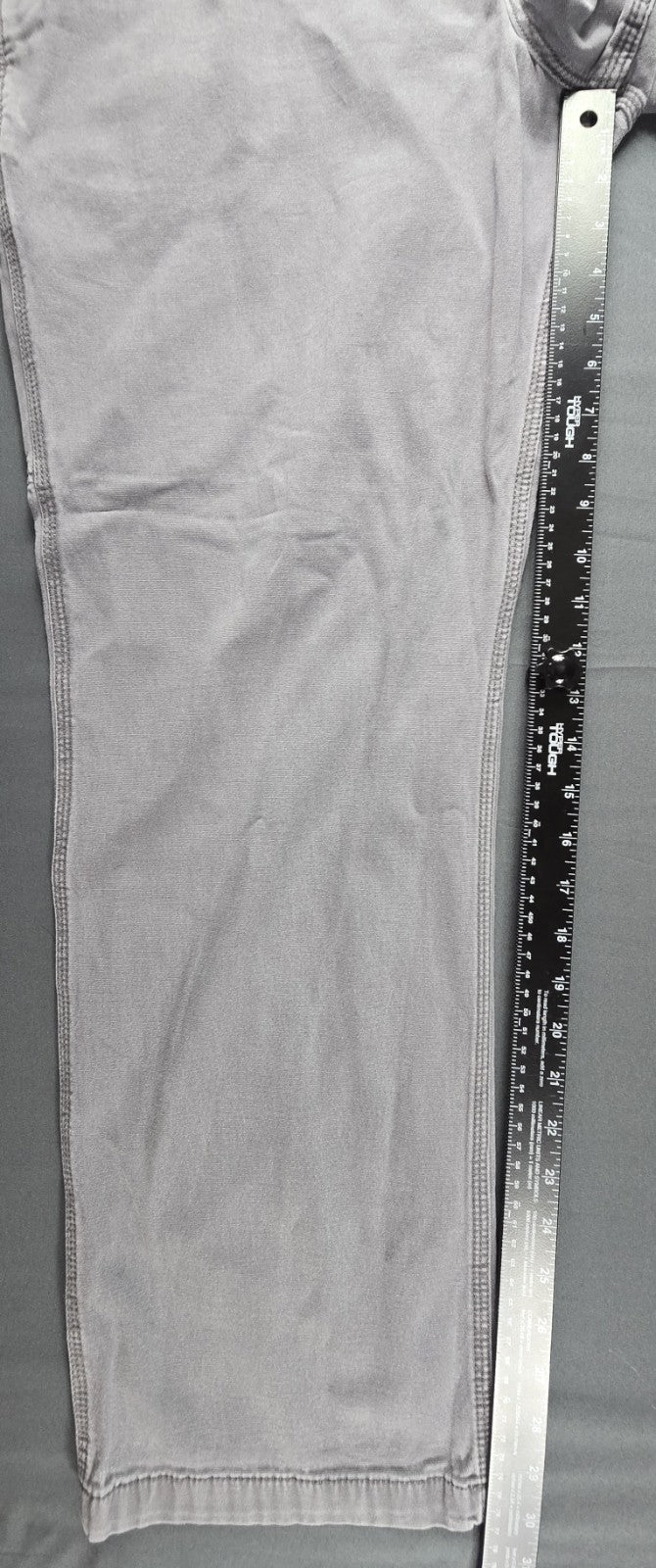 Carhartt Pants Mens 42x32 Grey Relaxed Fit Straight Leg Carpenter Workwear