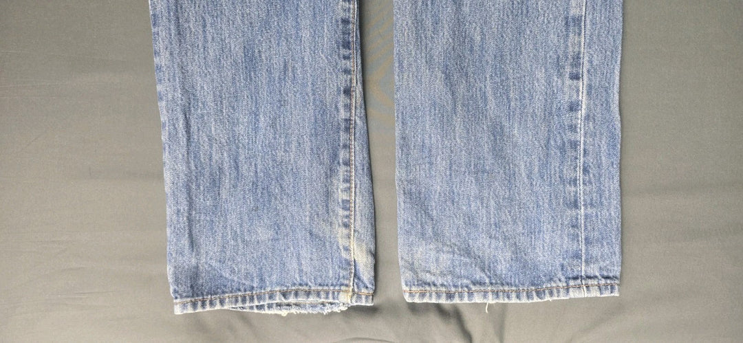 Levis 501 Jeans Mens 36X29 Blue Medium Wash Straight Leg Fit Button Fly Modern