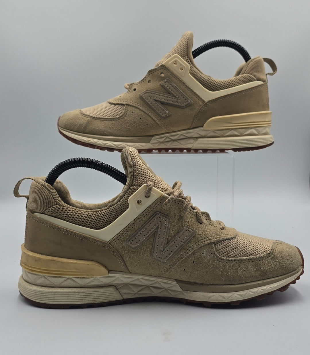 New Balance 574 Sport WS574SFI Womens 7.5 B Athletic Shoes Incense Suede Sneaker